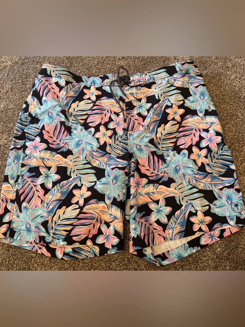 Men's Trinity Coast 9-inch Elastic Waist Boardshorts Trinity Coast Size XXL NWT